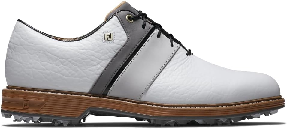 FootJoy Men's Premiere Series - Packard LX Previous Season Style Golf Shoe, White/Grey/Black, 7.5 Wide - Image 2