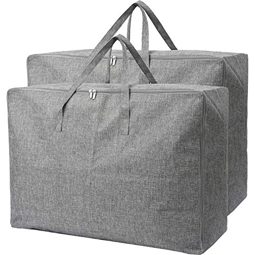 105L Extra Large Lead Free Storage Bags Organizer Bag-2 Pack-Sturdy, No Smell, Moisture