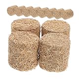 OFFSCH 12 Piezas Mini Decorativa para Casa Muñecas de Heno Miniatura de Accesorios Realistas para Escena de Granja y Decoración DIY