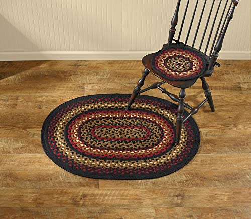 Park-Designs-Folk-Art-Braided-Chairpad-1-Count-Pack-of-1 Park Designs Folk Art Braided Chairpad 1 Count Pack of 1