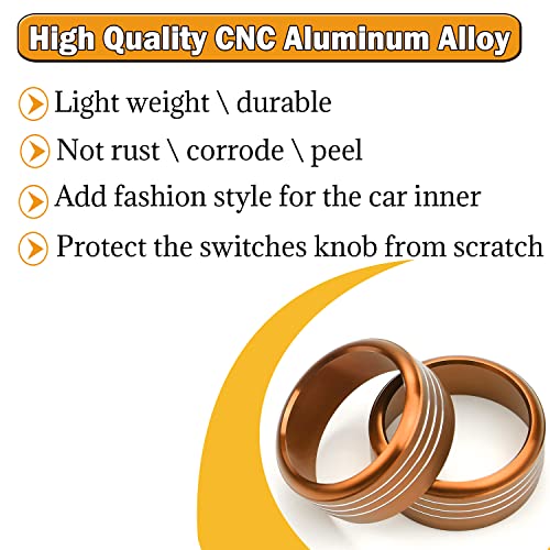 image for Bentolin For Subaru AC Knob Cover Accessory Center Console Switch Volu