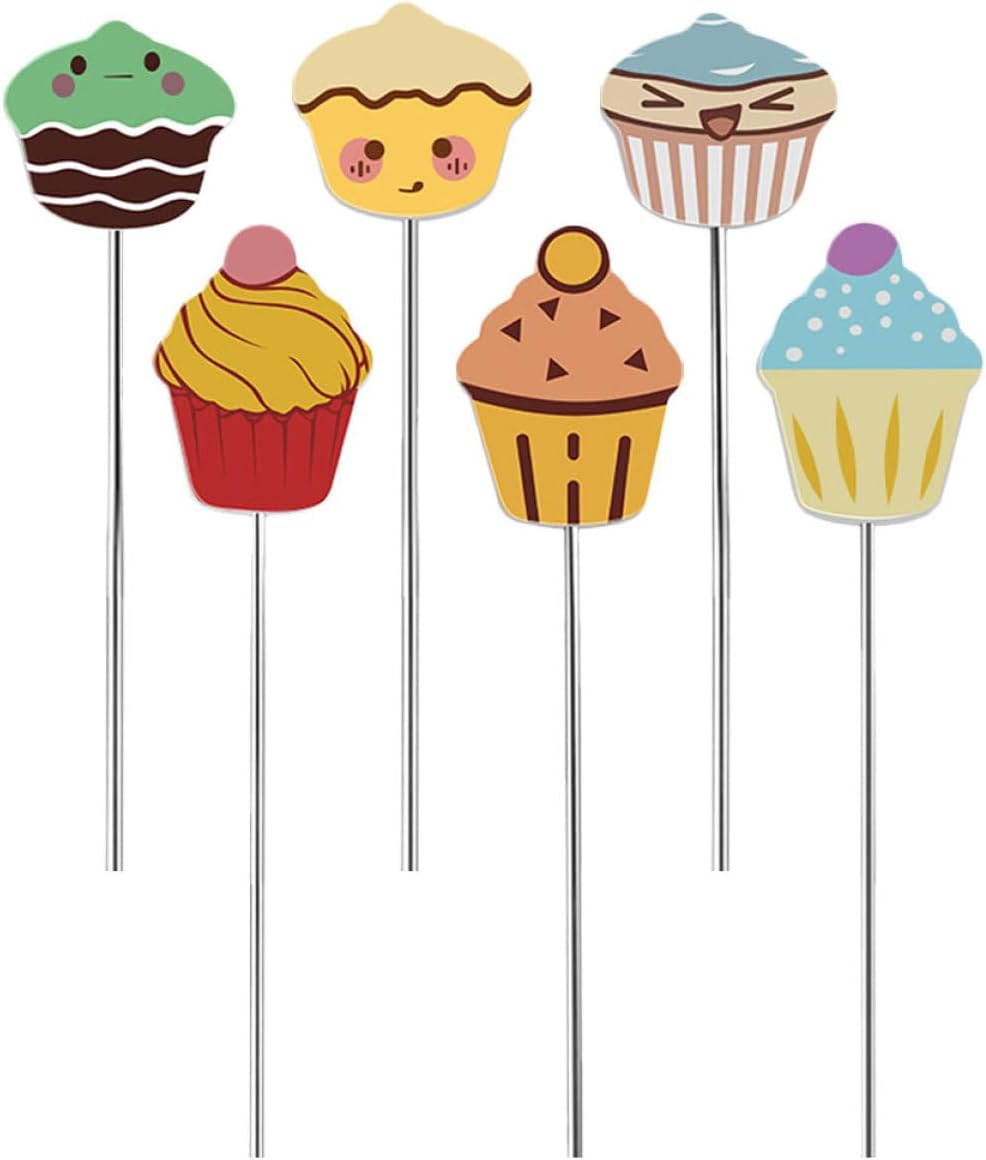 6pcs Stainless Steel Cake Testing Needles Baking Tester Tool for Precise Doneness Check of Cakes Muffins and Cookies for Home Bakers and Professionals