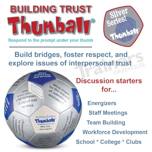 Image of Trainers Warehouse 6 inch Thumball Collection, 32 Prompts for Conversation, Team Building, Relationship and Training