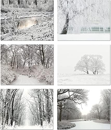Small World Greetings - Winter Scenes Cards & Envelopes - 24-Count image 5