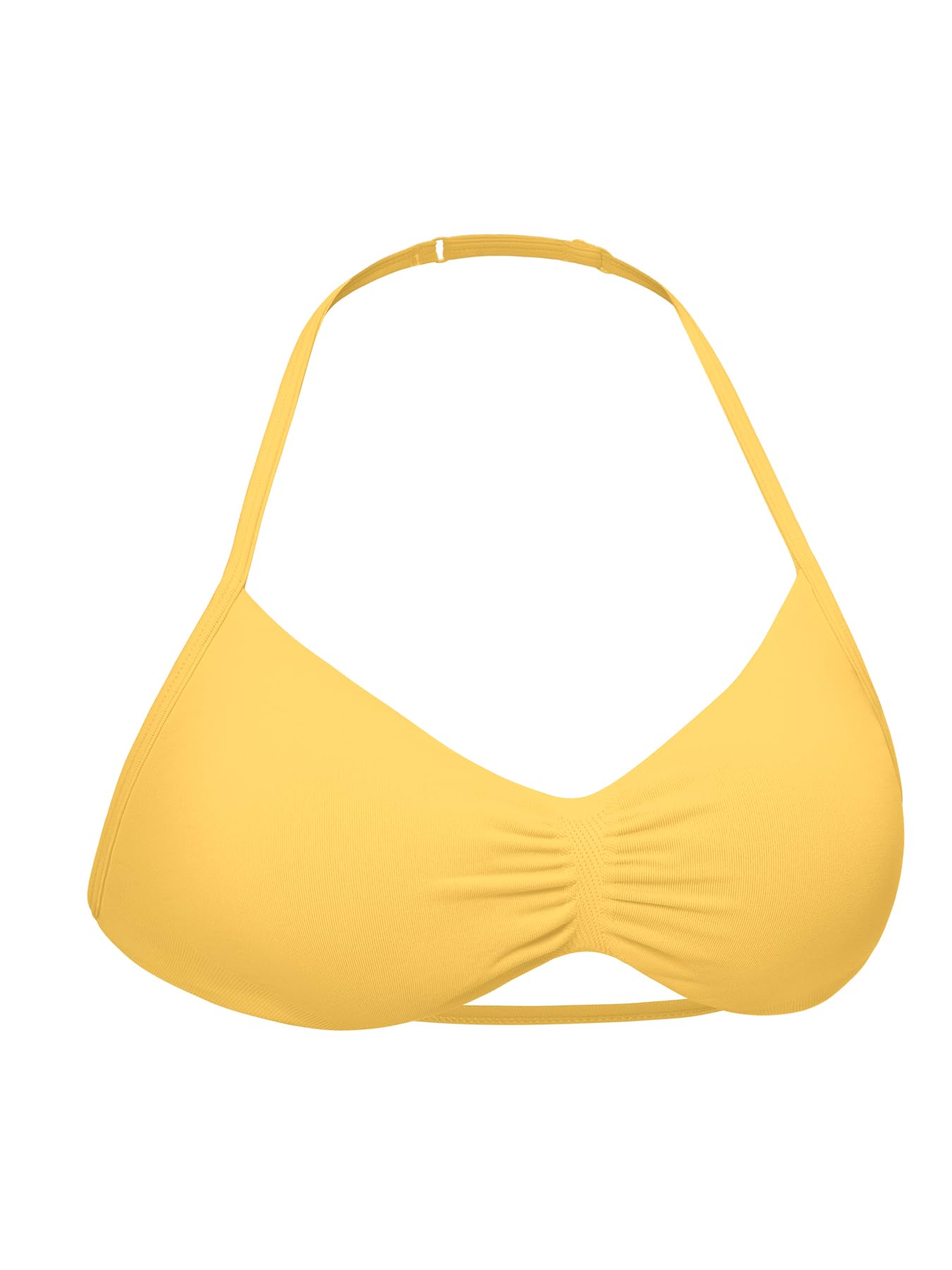 VOYJOY Impact Strappy Sports Bra Adjustable Padded Workout Gym Yoga Bra Crop Top for Women