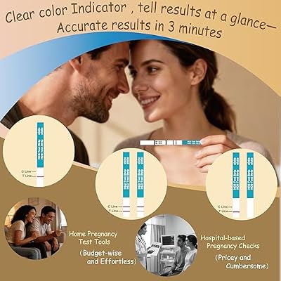 Elate Pregnancy Test Strips 50 Count, Early Detection HCG Test, High Sensitivity, 99.99% Accurate Results, Easy to Use Home Pregnancy Test Kit
