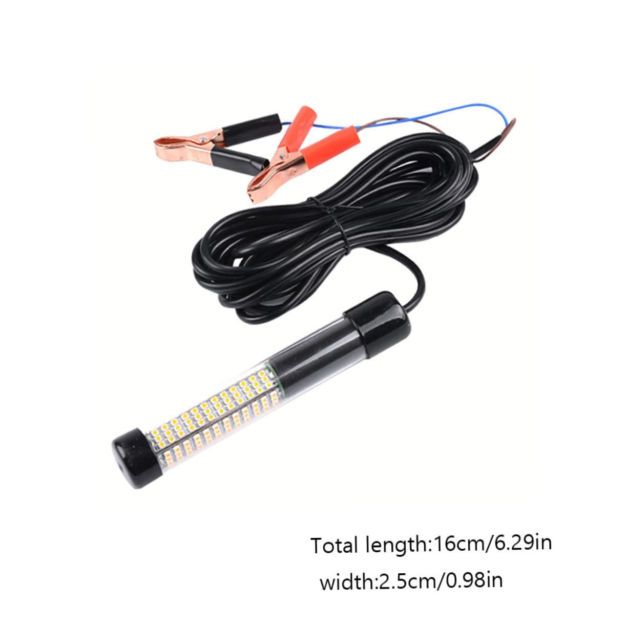 Mikikit Fishing Underwater Lamp LED Light for Luring Fish High Brightness Fishing Light for Outdoor Use Portable and Durable Design Present for Fishing Enthusiasts