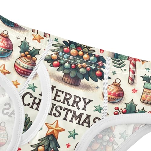 ODAWA Christmas Festive Beige Boys Cotton Underwear, 2T Underwear Boys4