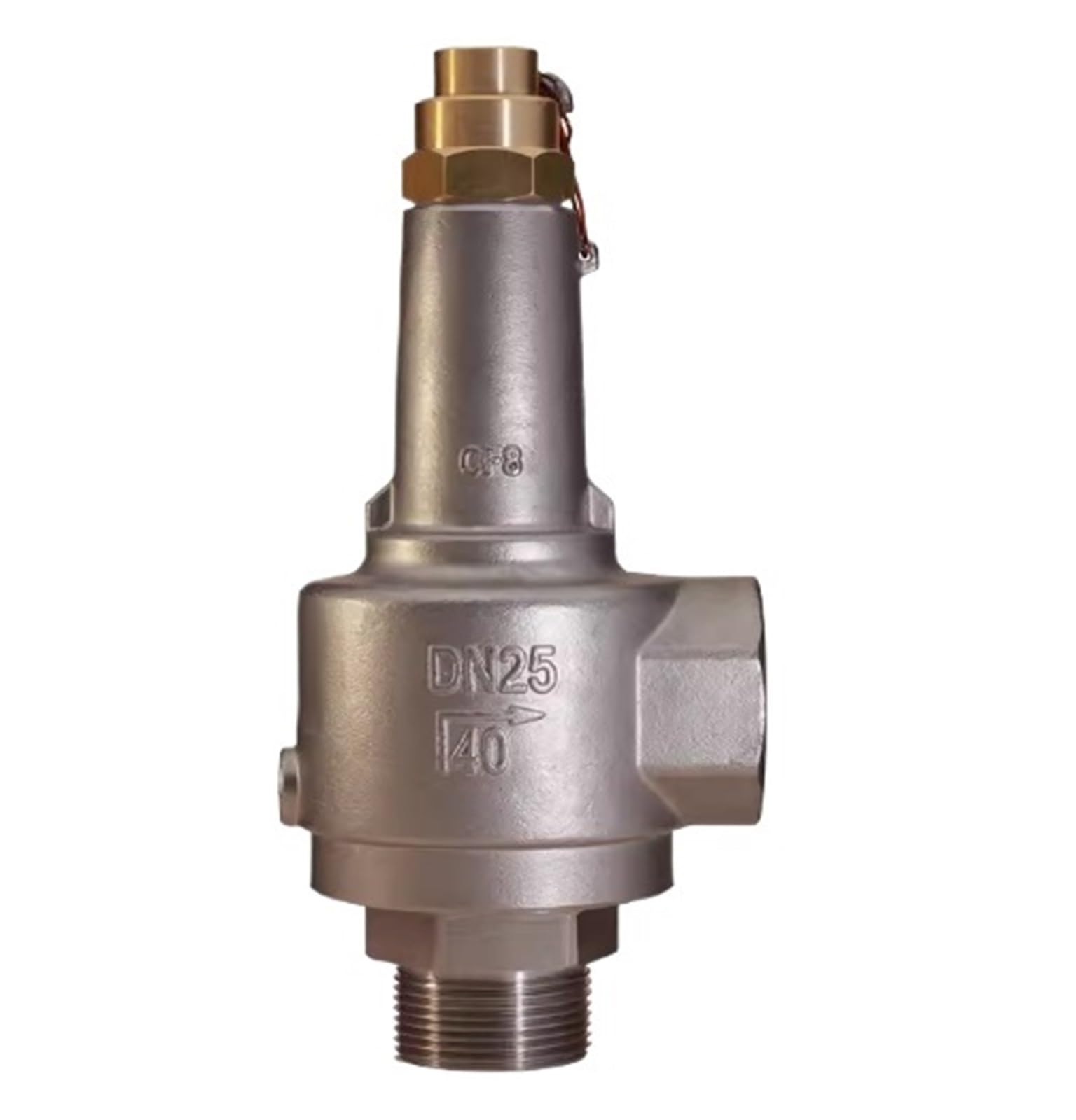 Vanne en acier inoxydable DAH-25 DA22Y DN10 anti corrosion contre les fuites de réseau