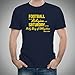 UGP Campus Apparel Football is A Religion Quote - Bob Ufer Michigan Wolverines Football T Shirt - 2X-Large - Navy