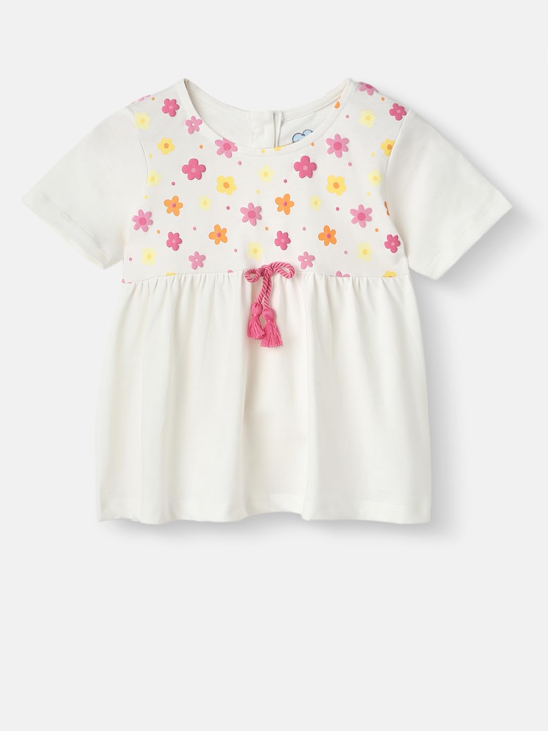 Nautinati Infant Girls Pure Cotton Top with Trousers| I Age 0-3 Years - Image 4 thumbnail