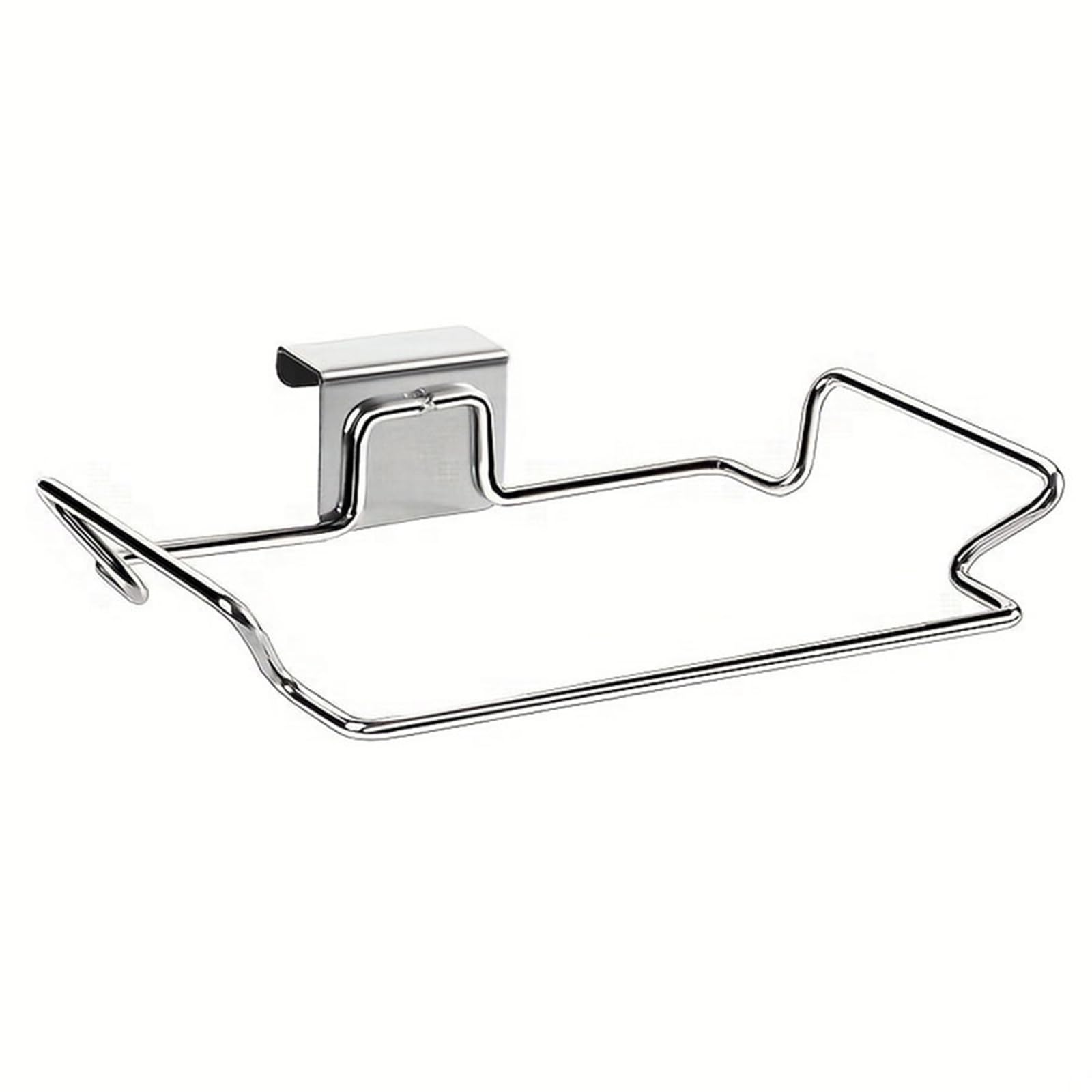 Tsophreniq Innovative Kitchen Garbage Bag Holder Cabinet Door Garbage Bag Holder Sturdy Storage Rack for Small Spaces Iron Trash