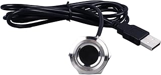 Fingerprint Scanner Waterproof Fingerprint Identification Module with Pixels, High Accuracy, USB Interface, Multifunctional for Access Control System