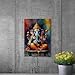 Lord Ganesha Wall Art, Hindu God Lord Ganesha Canvas Art, Hindu Art Prints, Hinduism Wall Art, Religious Wall Decor, Zen Wall Art, Ganesha Art Indian Canvas Art, Kitchen Wall Art, Arts