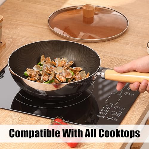 Wok titanium con tapa antiadherente 9.45 pulgadas miniatura 6