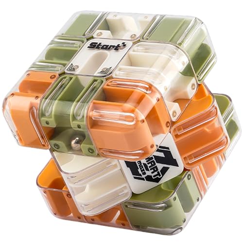 Labyrinth 3D Puzzles Maze Cube - 3D Maze Magic Rubik Cube & Ball,...