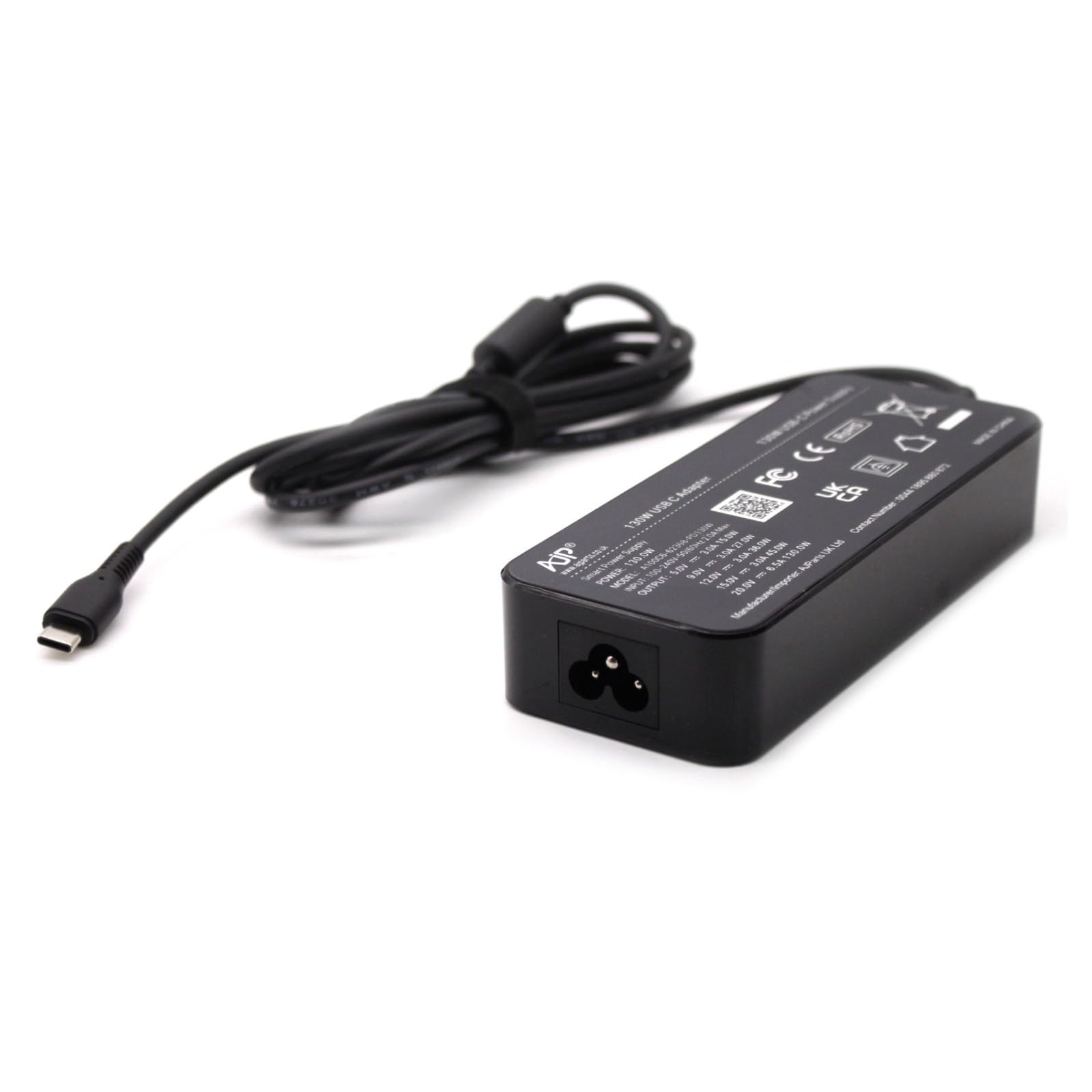AJP 130W USB C Fast Charger for Lenovo ThinkPad E495 20NE, E595 20NF, ThinkPad X A485 20MU 20MV, A285 20MW 20MX, ThinkPad T590 20N4 20N5, ThinkPad P53s 20N6 20N6 7 Laptop TYPE 7 Laptop TYC Power