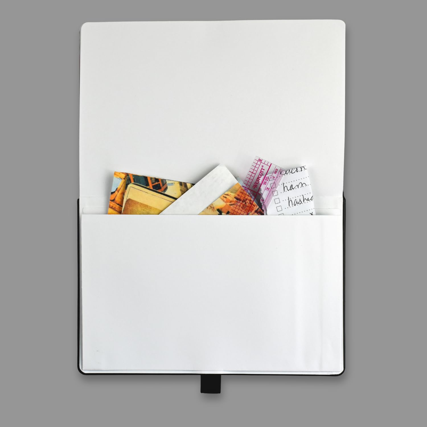 RICCO BELLO Hardcover Dot Grid Bullet Style Journal Notizbuch, flaches Design, 14,5 x 21,3 cm, dickes 160 g/m² Papier, 160 Seiten (Dunkelbraun)