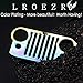 3D Font Grill Keychain Chain Key Ring for Jeep Driver Enthusiast Automotive Laser Cut 304 Stainless Steel Keyring By LROEZR (Multicolor)