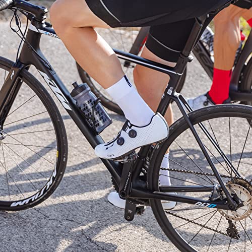 Image of GripGrab Lightweight SL Summer Cycling Socks - 2 Lengths, Road & Gravel | Breathable Coolmax mesh, stretch arch support, short ~3.5 in or tall ~6 in cuff - road, MTB, gravel & indoor biking