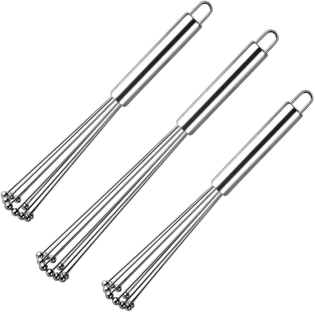 Ball Whisk Wire Egg, Used To Manually Stir Liquid Butter Cream Batter DIY Baking Utensils