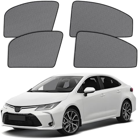 Tesla Model Y Sunshade Side Windows XCBYT Car Window Shades - 4 Pack Car Window Covers Car Window Shades Car Shades For Back Windows Baby