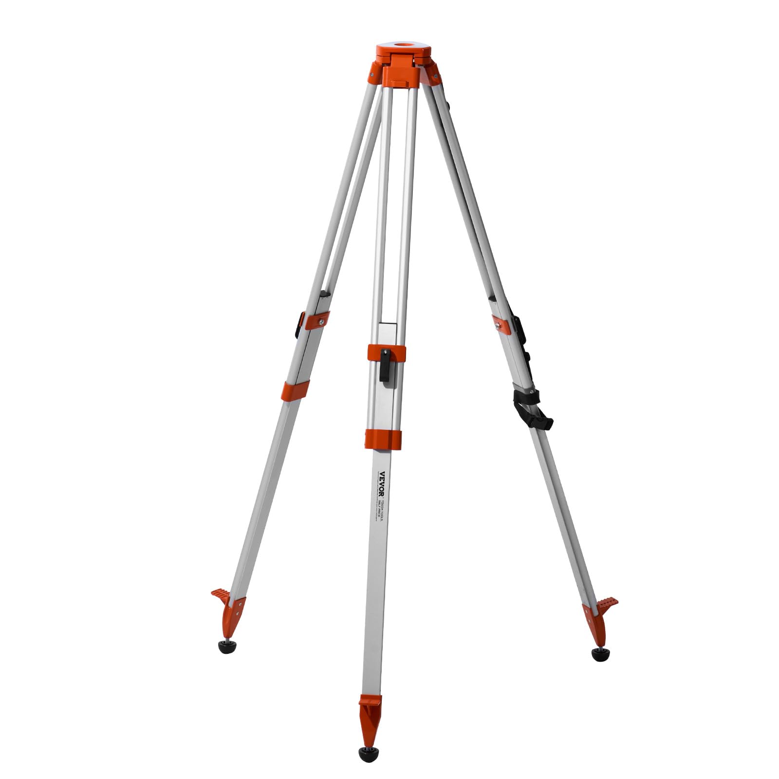 VEVOR Trípode para Nivel Láser Resistente, Ajuste de Altura de 420-1665 mm, para Escáner de Nivel Láser de Construcción, Patas Retráctiles, Pies Antideslizantes Profesionales, 180 x 160 x 1020 mm