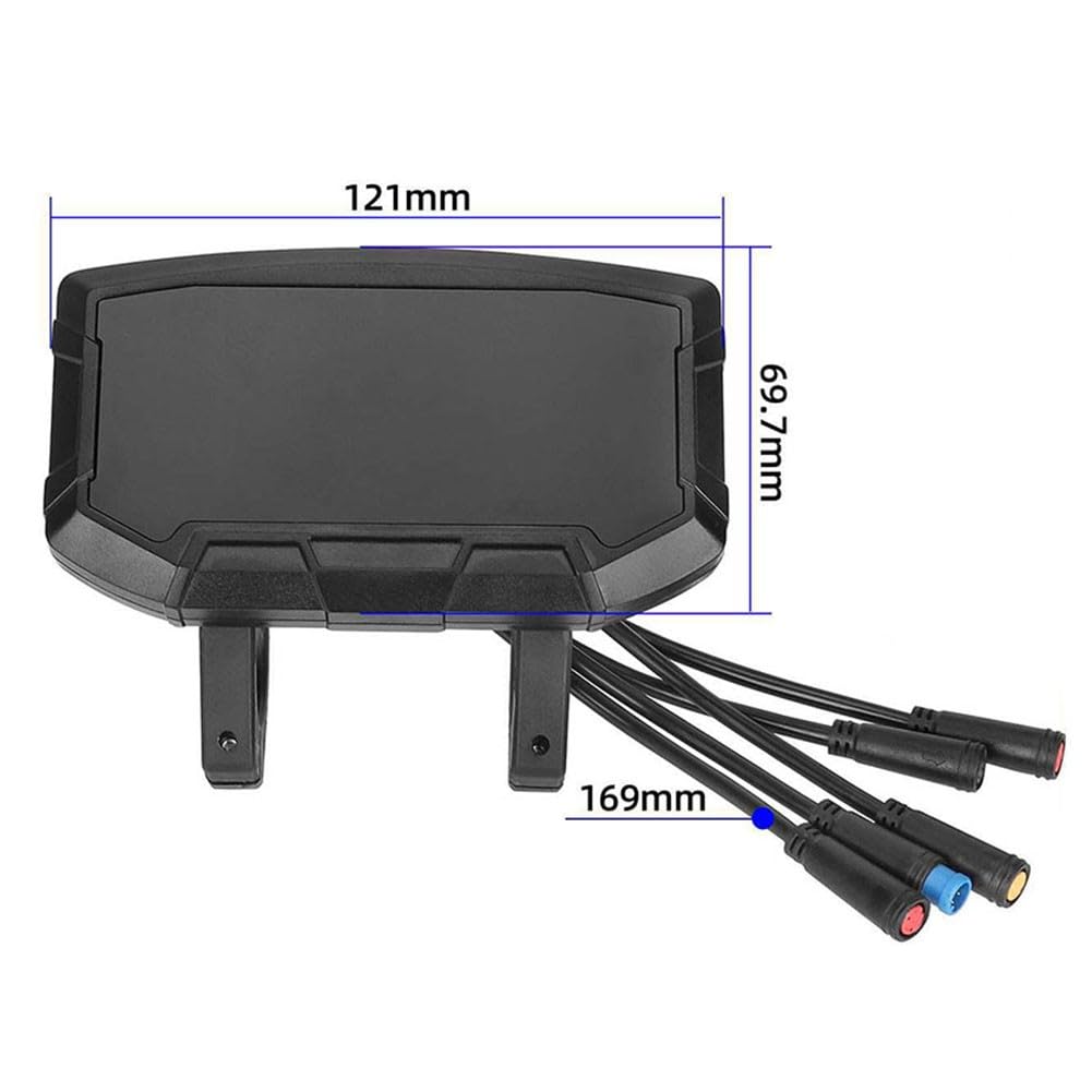 Smartgyro Crossover Dual pour scooter électrique Max Écran de rechange pour instrument de scooter électrique, noir, 121 x 69,7 mm, câble de 169 mm