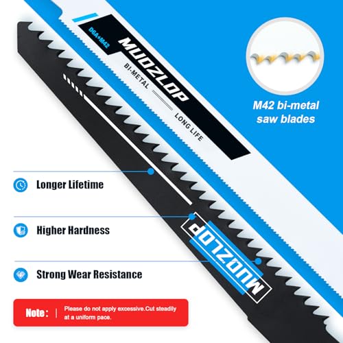 Image of 35 Pack Reciprocating Saw Blades Set, High Carbon Saw Blades,Metal and Woodcutting Saw Blades with Organizer Case (35, 5 TPI /6 TPI /6-12TPI /14 TPI)