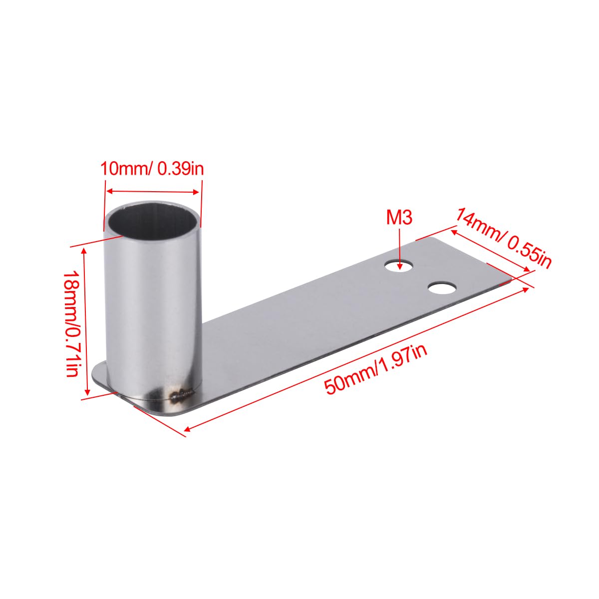 RC Exhaust Pipe Tailpipe,Stainless Single Double Simulation Exhaust Pipe with LED Light for 1/10 Drifting RC Car HSP HPI Sakura Tamiya Upgrade Parts (Double)