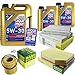 Produktbild QR-PARTS 69342261 Filter Set Inspektionspaket 7 Liter Motoröl Longlife III 5W-30 MANN-FILTER Innenraumfilter Luftfilter Ölfilter