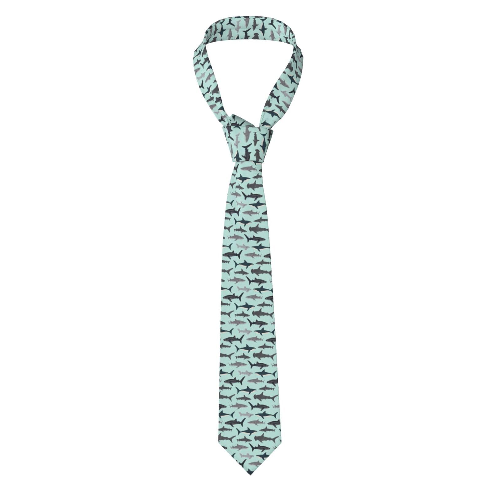 JBYJBX Corbata colorida con estampado de medusas para hombre, para bodas, negocios, fiestas, regalo para novio, padre, padrino de boda