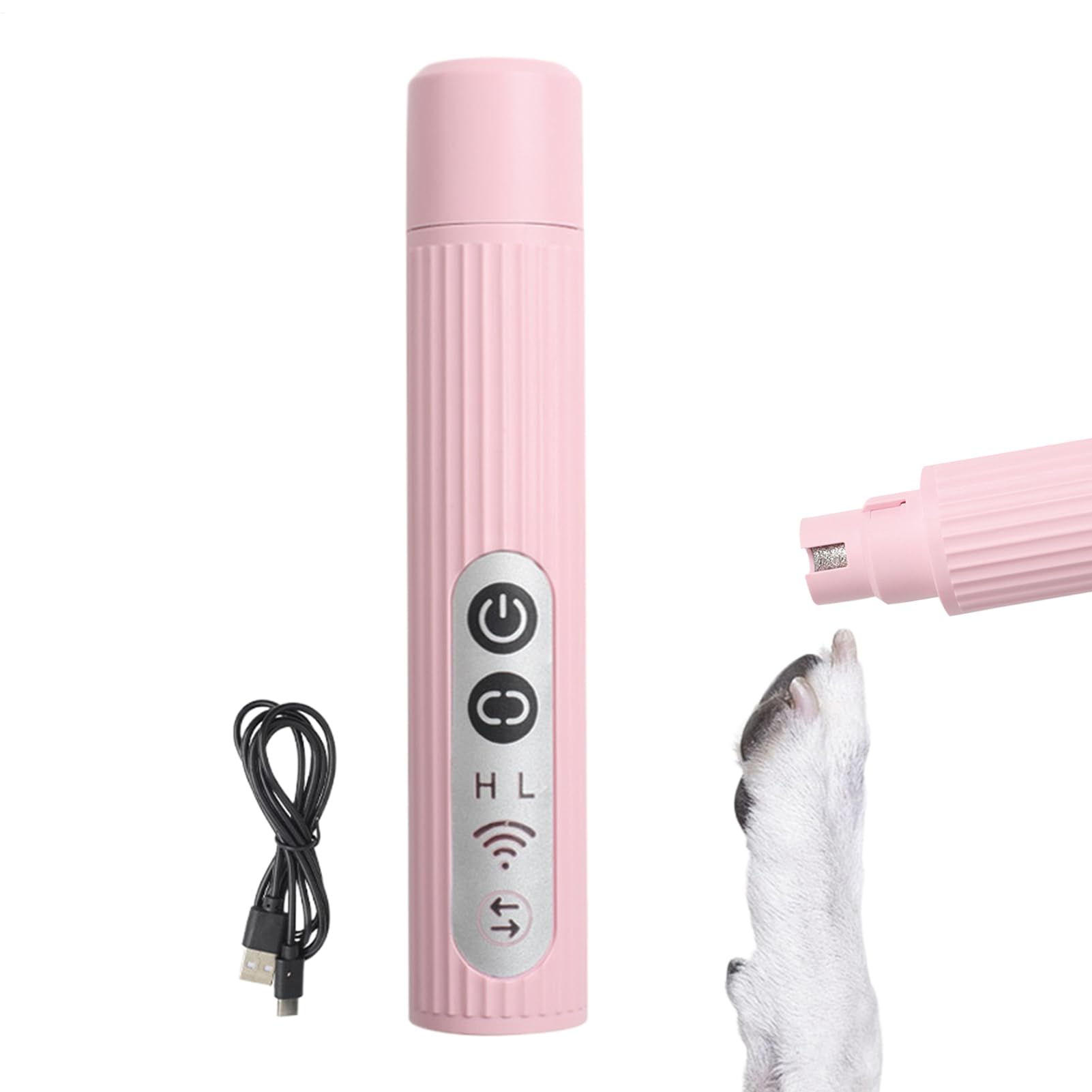 Lime à ongles pour chien LED portable pour des séances de soin sereines à la maison