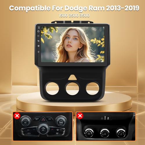 Image of Junsun 5G WiFi Car Radio for Dodge Ram 1500 2500 3500 2013-2019 CarPlay