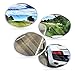 Zone Tech Rearview Blind Sport Mirrors - 4-Pack Premium Quality 2 Inch Stick-On Aluminum Border Thin Car Blind Sport Mirrors