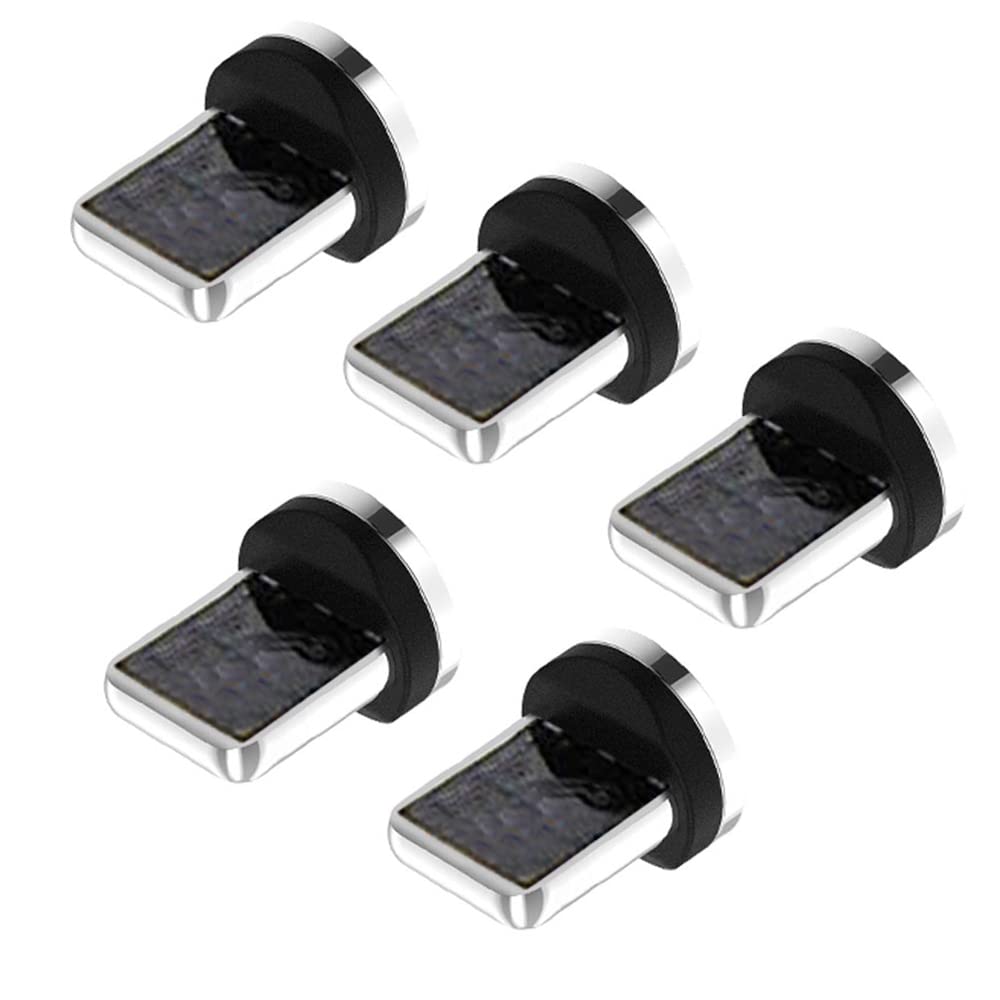 Magnetic Data Cable Adapter Connector Tips Head for lP，5Pack
