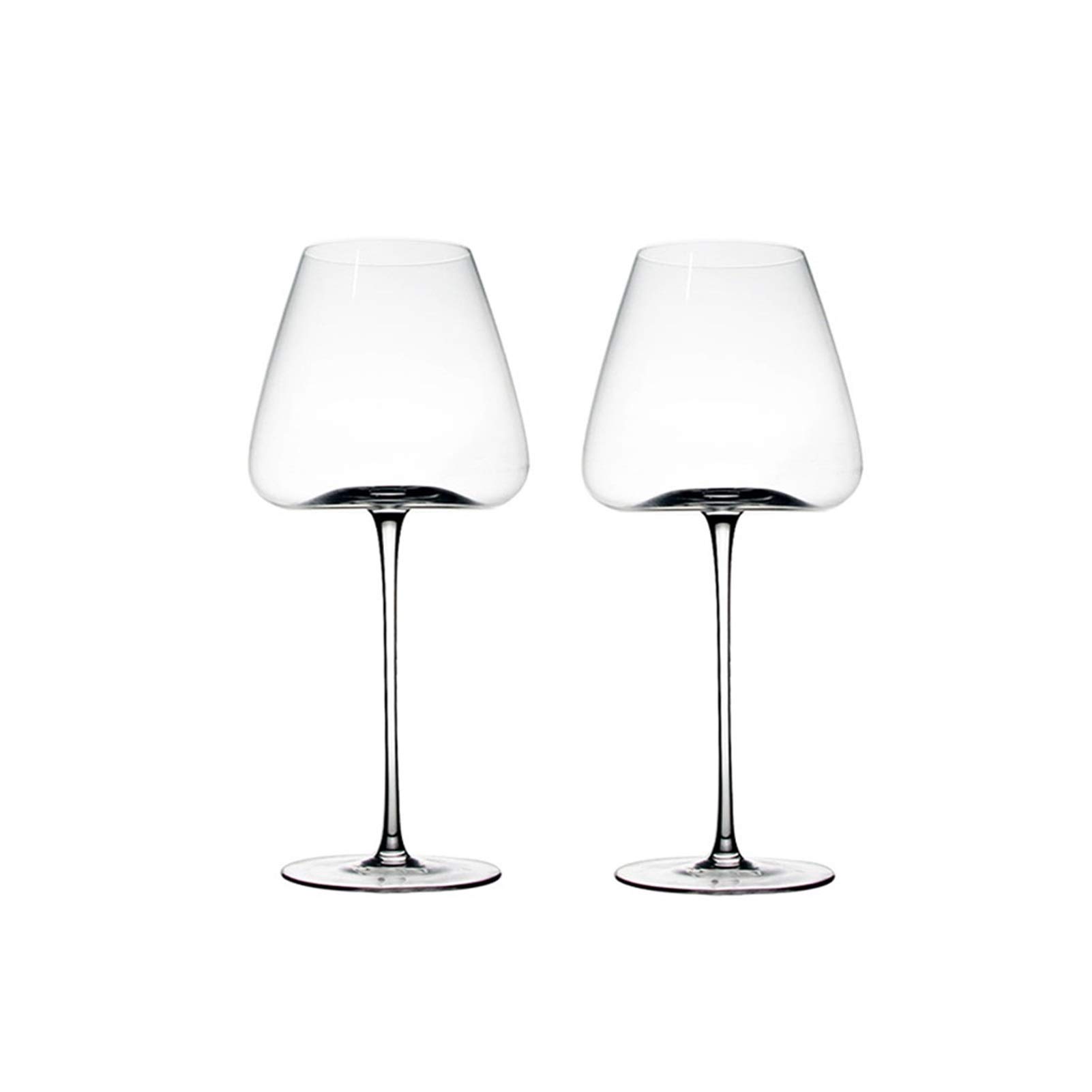Ensemble de flûtes à champagne et grand verre à vin en cristal
