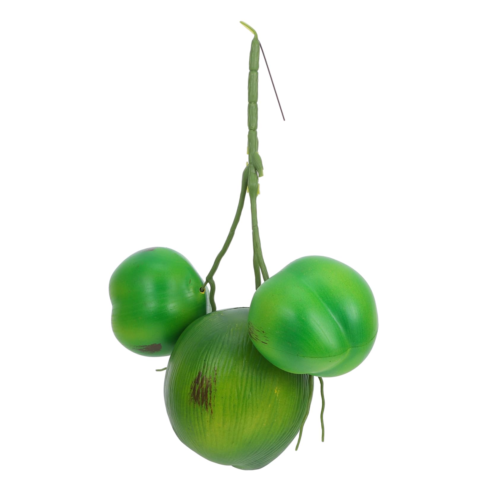 Gogogmee 1 Bunch Artificial Coconut Farmhouse Simulated Fruit Artificial Plant Hawaiian Decorations Realistic Coconut Realistic Fruit Simulation Banquet Gift Fake Fruit Plastic