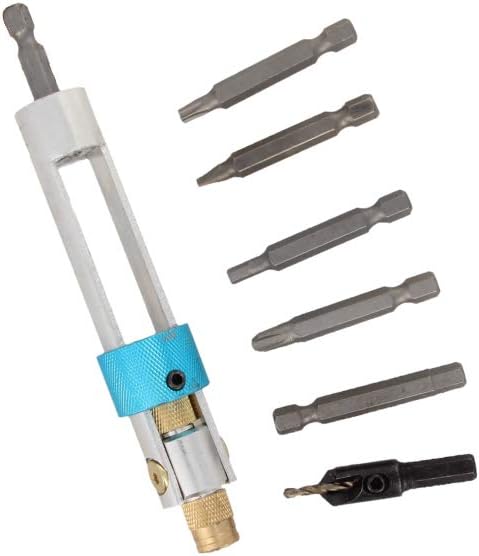 Utoolmart Drill Screwdriver Bit Set, Multi-functional Drill Bits Set Screwdriver Head Set, HSS Countersunk Wrench Drill, 20 Pcs