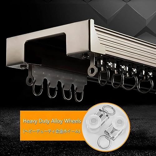 Système de rail blanc de 1,2 m en aluminium robuste de haute finition