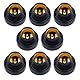 BEELUKY Lampenfassung E27 8 Stück Universal E27 Fassung zum Anschrauben Glühbirnen Fassung Flach Adapter für LED-Lampen Schwarz