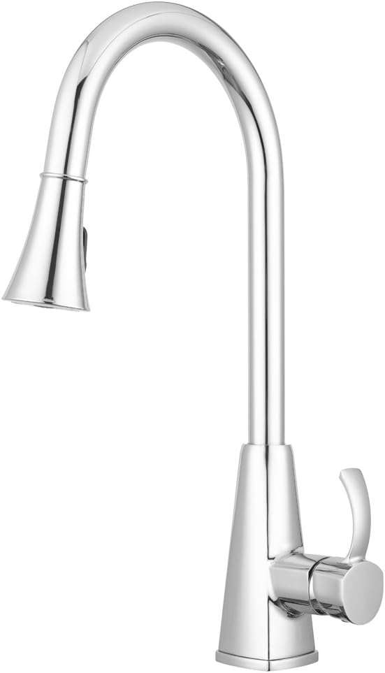 Pacific Bay Bridgeport Pull-Down Kitchen Sink Faucet (Chrome)