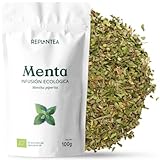 INFUSION DE MENTA ECOLÓGICA 100G | Hojas de Menta Piperita Pura y Limpia REPLANTEA®