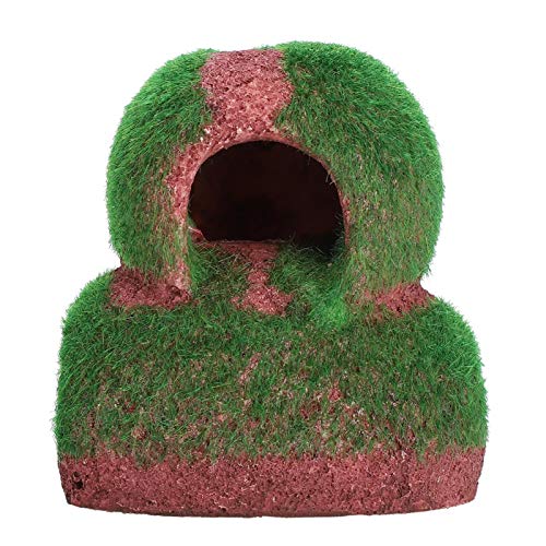 JULYKAI Abri de Peau de Poisson, abri Artificiel de crevettes de Mousse Artificielle, pour Aquarium décoration Artificielle Aquarium Paysage Aquarium Cover