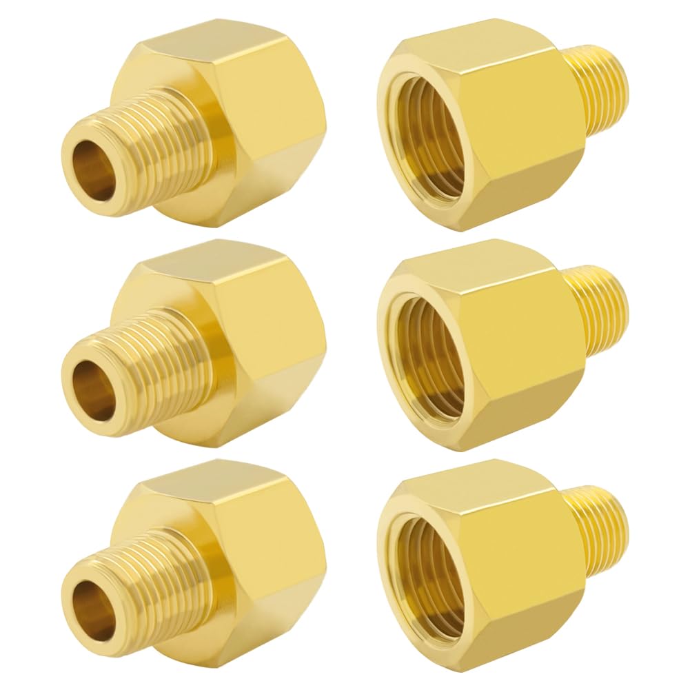 Raccord laiton 1/4 NPT mâle contre les fuites de pression sur tuyau 1/2 NPT