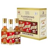 ChocZero Sugar Free Coffee Syrup Variety Pack– Caramel, Vanilla & Hazelnut | Keto, Low Carb, Monk Fruit Sweetened, No Sugar Alcohols (3 × 10.8 oz Bottles)
