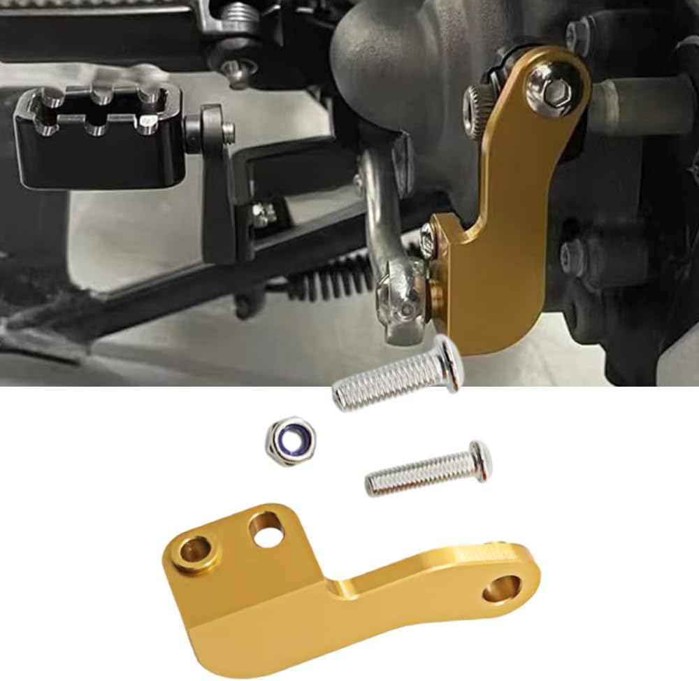 Glod Shift Assist Bracket, Aluminium Alloy Transmission Booster Module Gear Shifting Stabilize, Compatible with Harley Nightster 975 RH975 RH 975 Special 2022-2023, 1pc