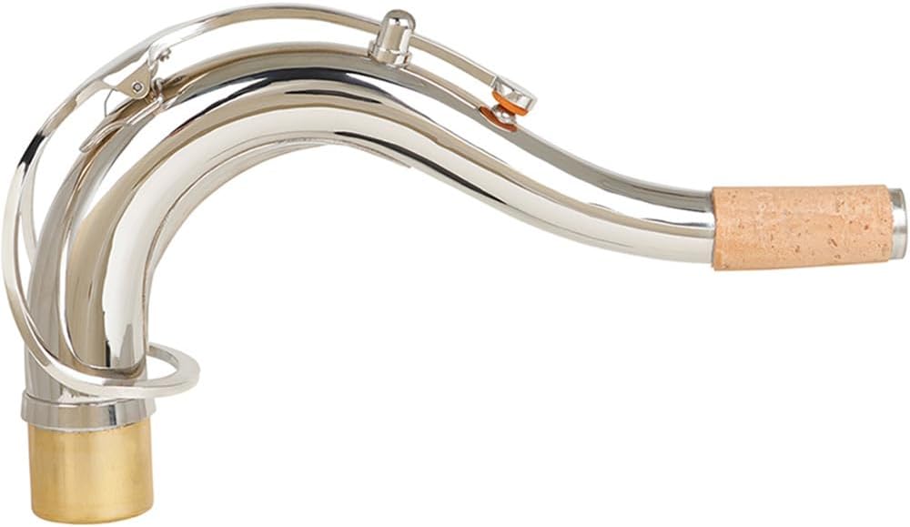 Tenor Saxophone Neck Bend Tube B-Flat 27.56Mm Diameter Brass Replacement Neck Ergonomic Design for Comfortable Play and Clear Sound