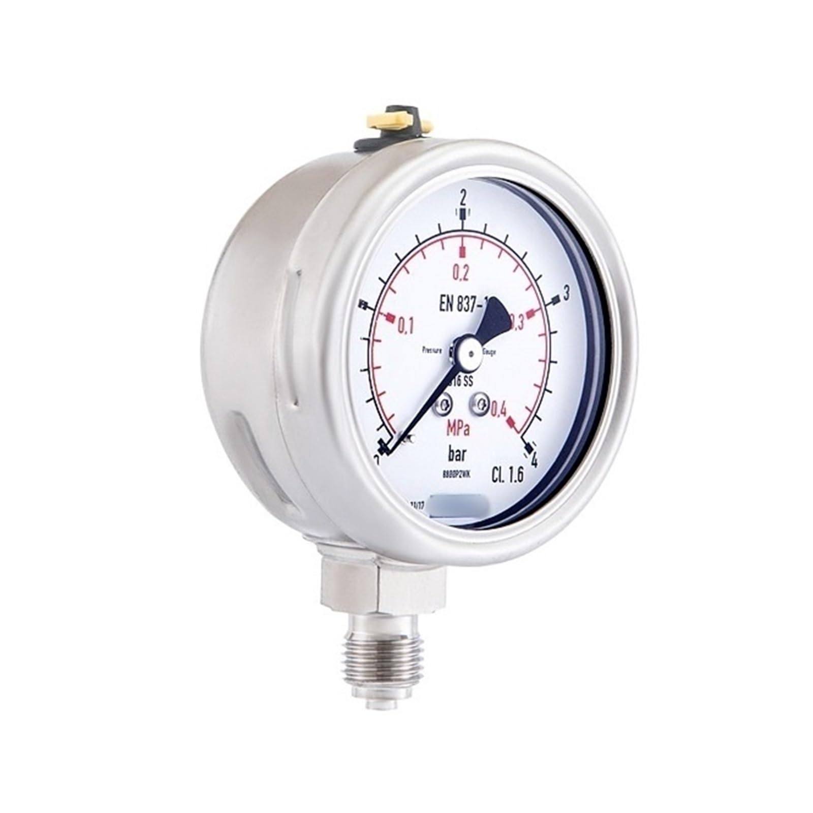Manómetro de Acero Inoxidable 233.50.063 G1/4B(0~60 Bar/0~6 Mpa)