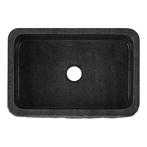 Signature Hardware 484610 Finbrook 33" Rectangular Granite Farmhouse Bathroom Sink #TOP1